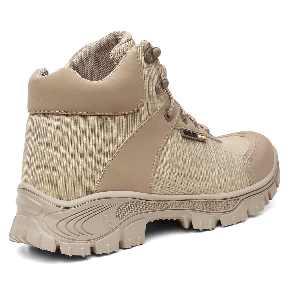 Bota Thor Cano Médio Biqueira PVC | Areia - CA 52083