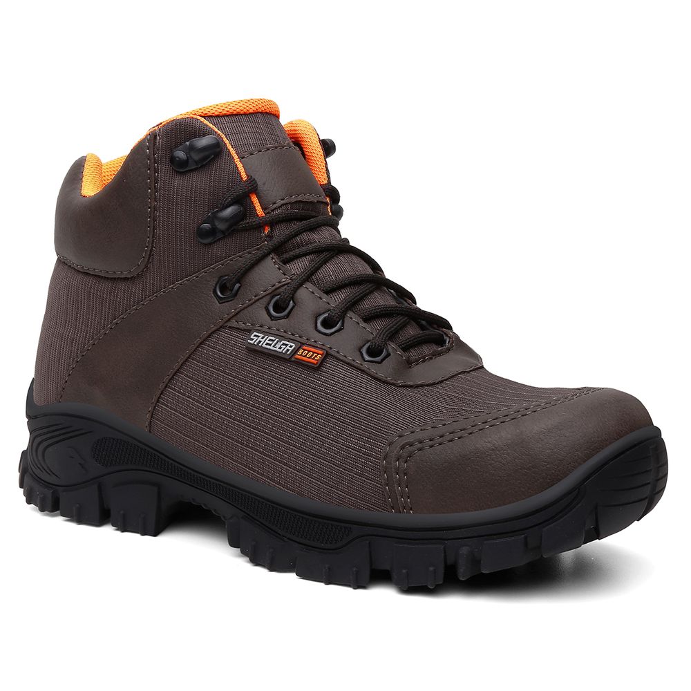 Bota Thor Cano Médio Biqueira PVC | Café - CA 52083