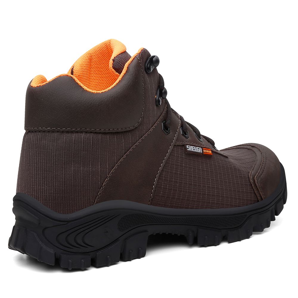 Bota Thor Cano Médio Biqueira PVC | Café - CA 52083