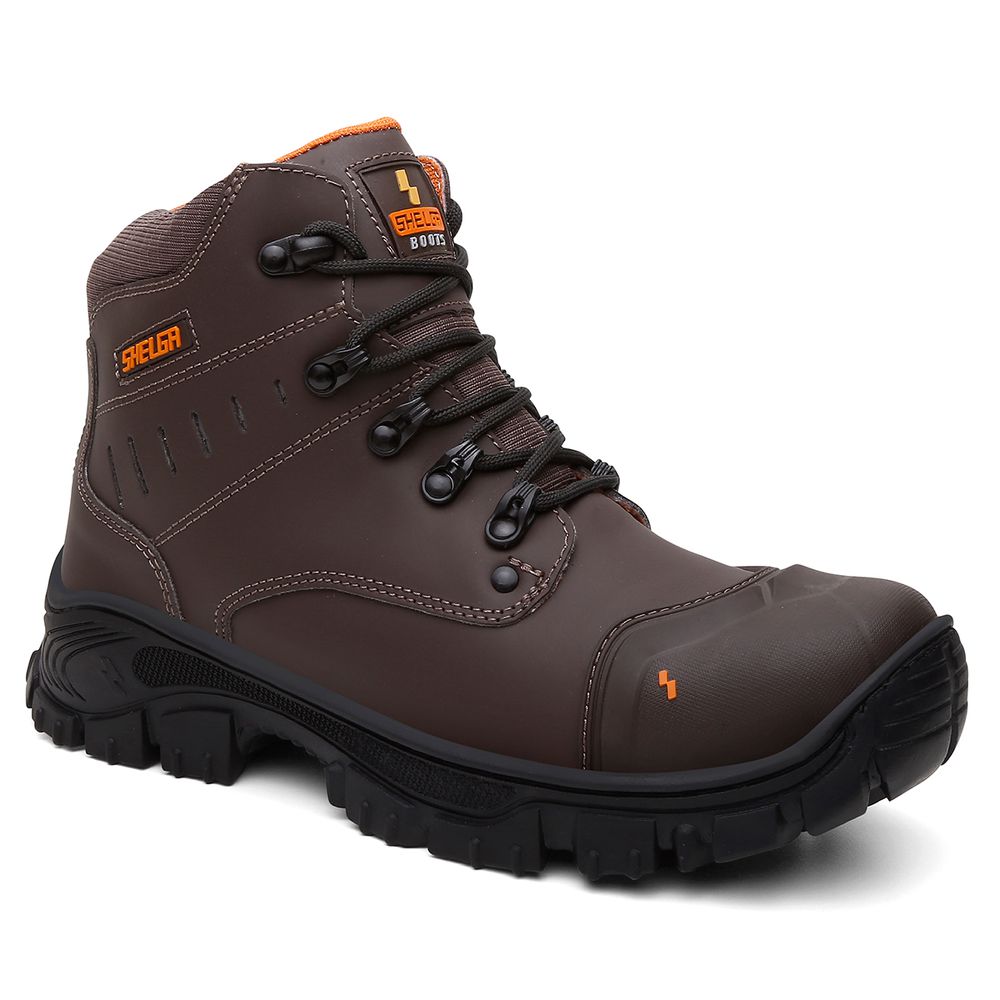 Bota Thor Couro Nobre Palmilha Conforto | Marrom - CA 52083