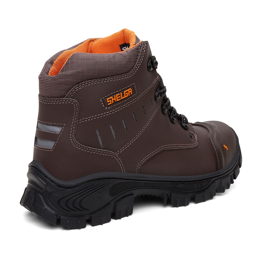 Bota Thor Couro Nobre Palmilha Conforto | Marrom - CA 52083