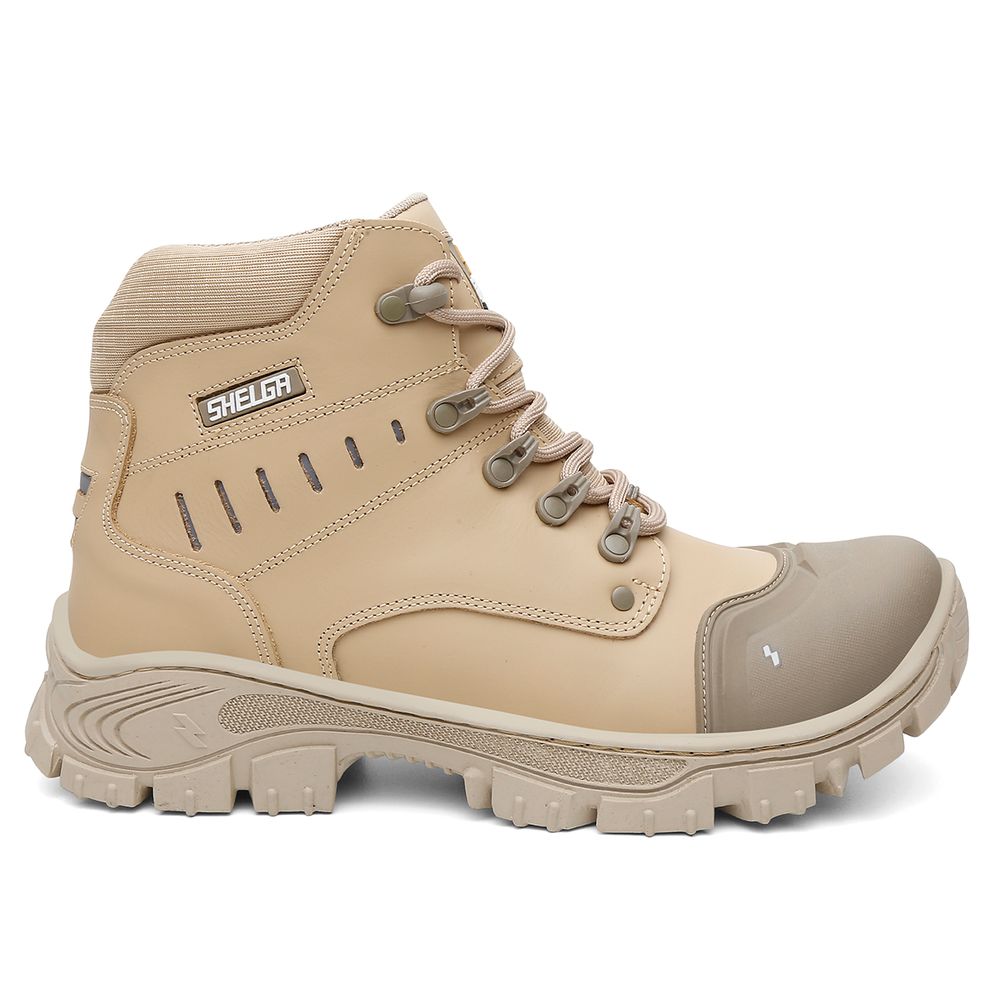 Bota Thor Couro Nobre Palmilha Conforto | Areia - CA 52083