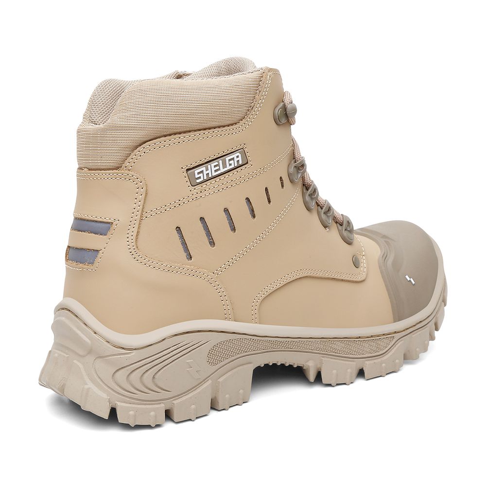 Bota Thor Couro Nobre Palmilha Conforto | Areia - CA 52083