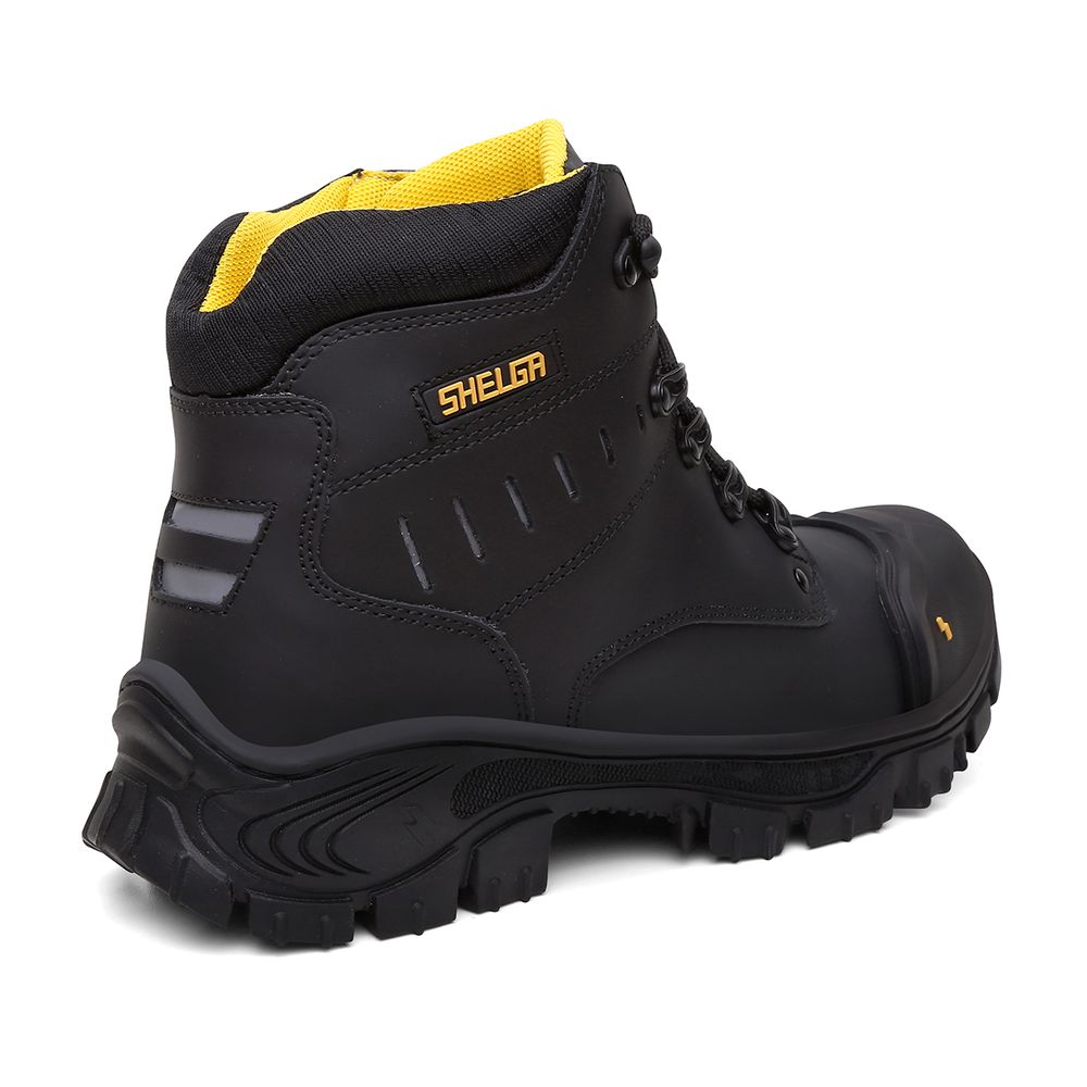 Bota Thor Couro Nobre Palmilha Conforto | Preto - CA 52083