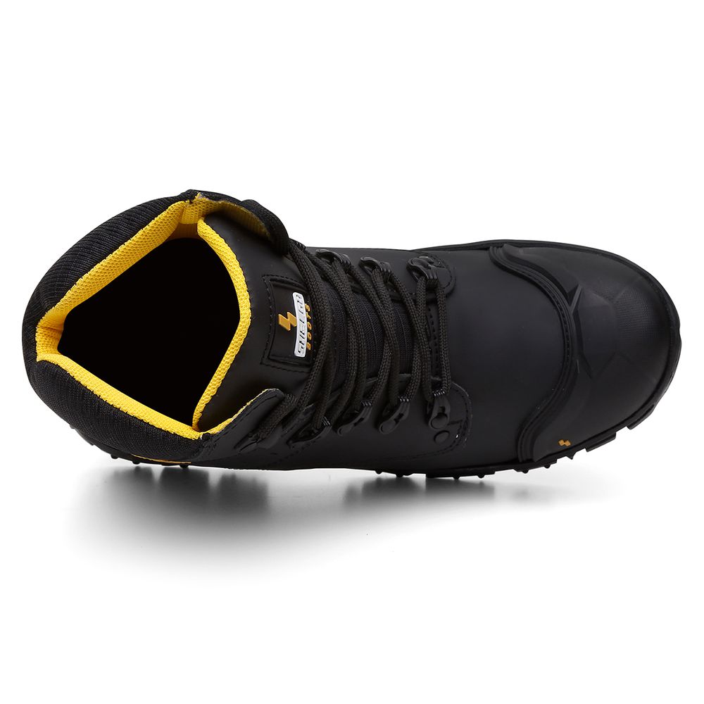 Bota Thor Couro Nobre Palmilha Conforto | Preto - CA 52083