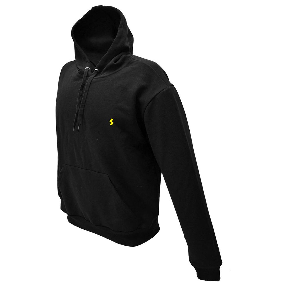 Blusa Moletom Canguru Masculina Lisa Preta