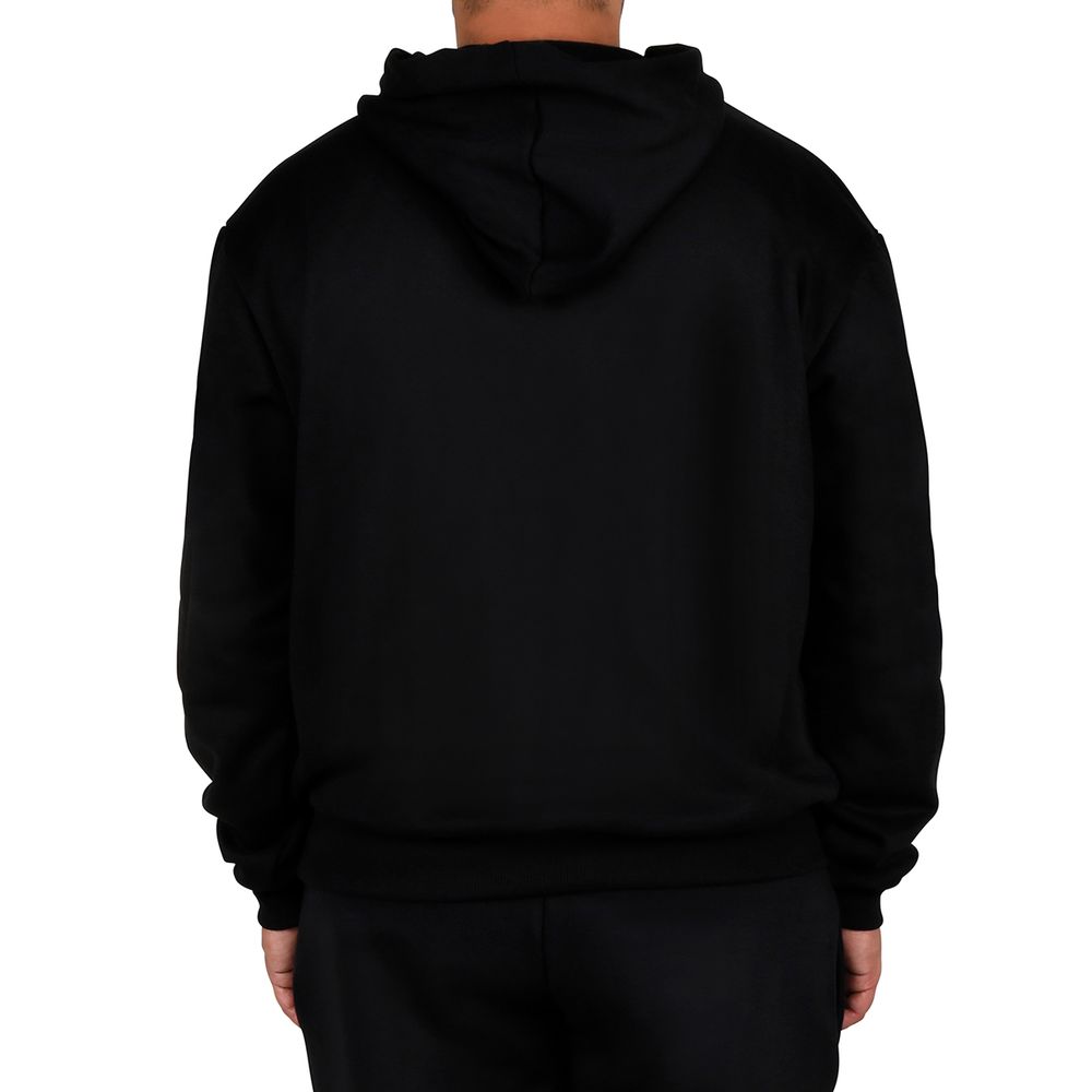 Blusa Moletom Canguru Masculina Lisa Preta