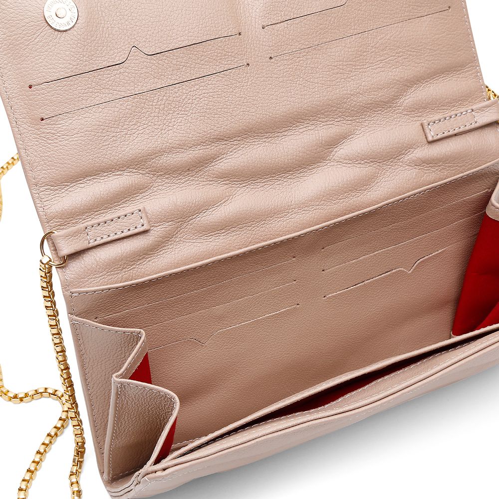 Bolsa Feminina Tira Colo Transversal Ronco Ferraro | Nude