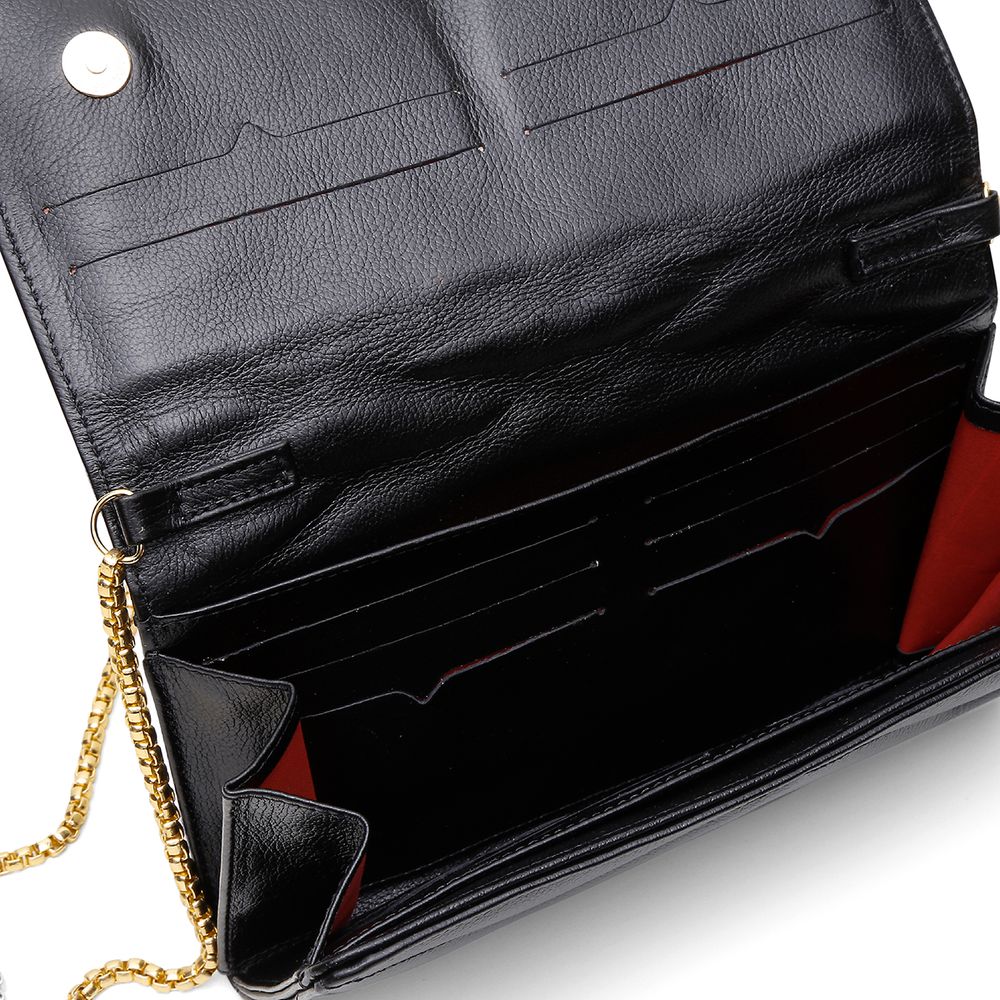 Bolsa Feminina Tira Colo Transversal Ronco Ferraro | Preto 