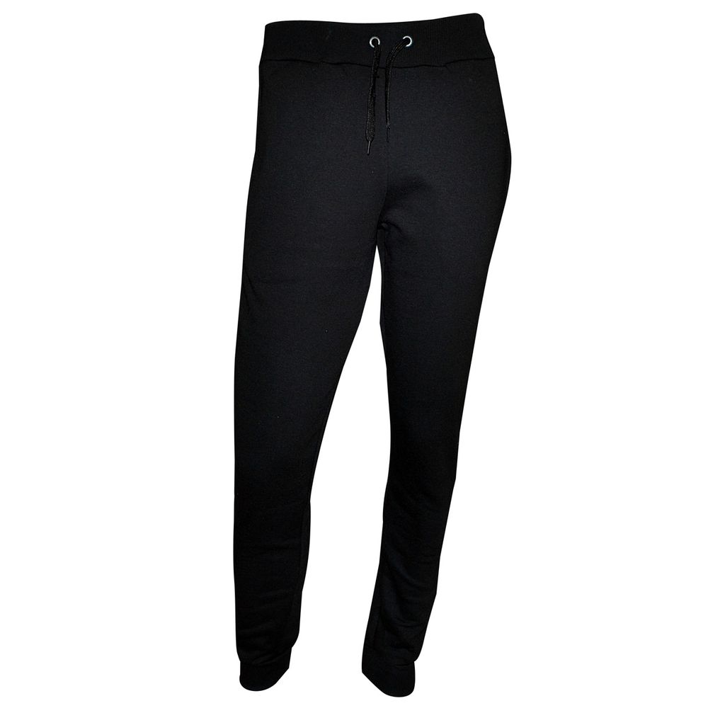 Calça Moletom Masculina Lisa Preta