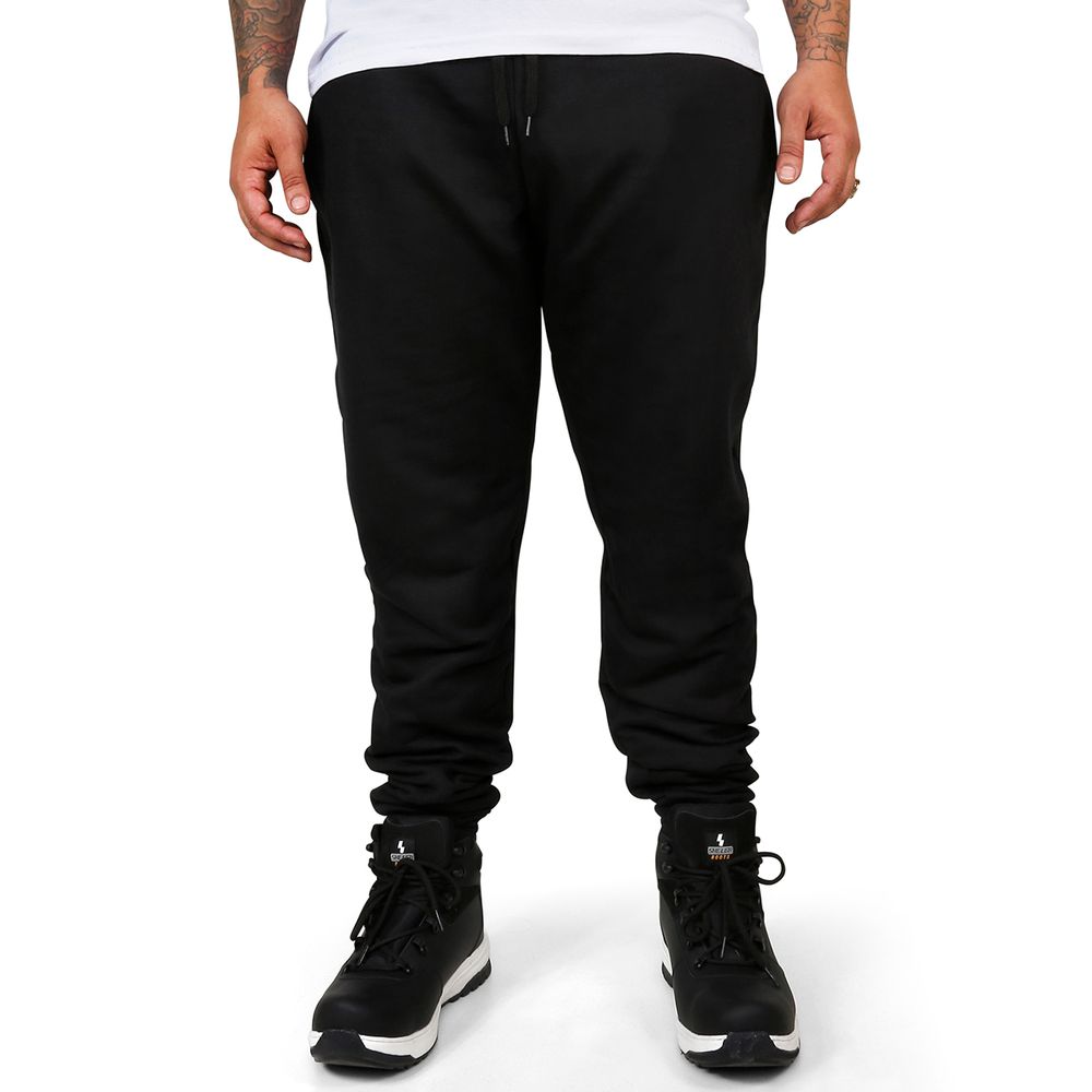 Calça Moletom Masculina Lisa Preta - Shelga Boots