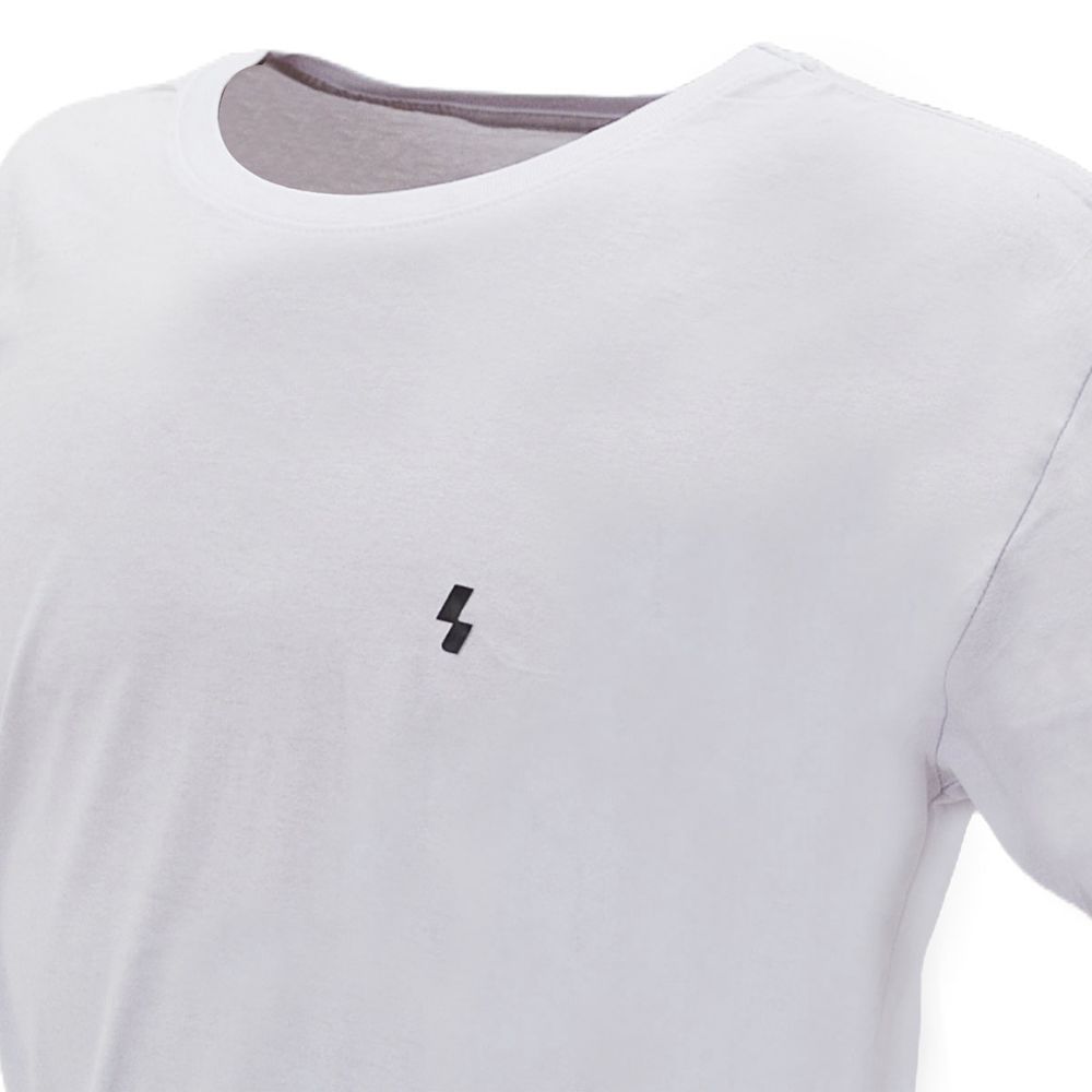 Kit 2 Camisetas Masculina Básica Lisa 100% Algodão Branca