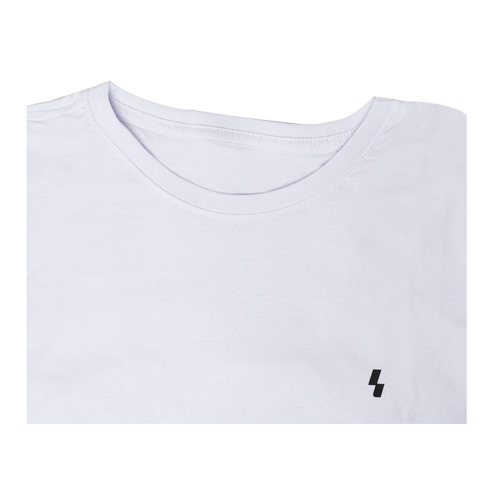 Kit 2 Camisetas Masculina Básica Lisa 100% Algodão Branca