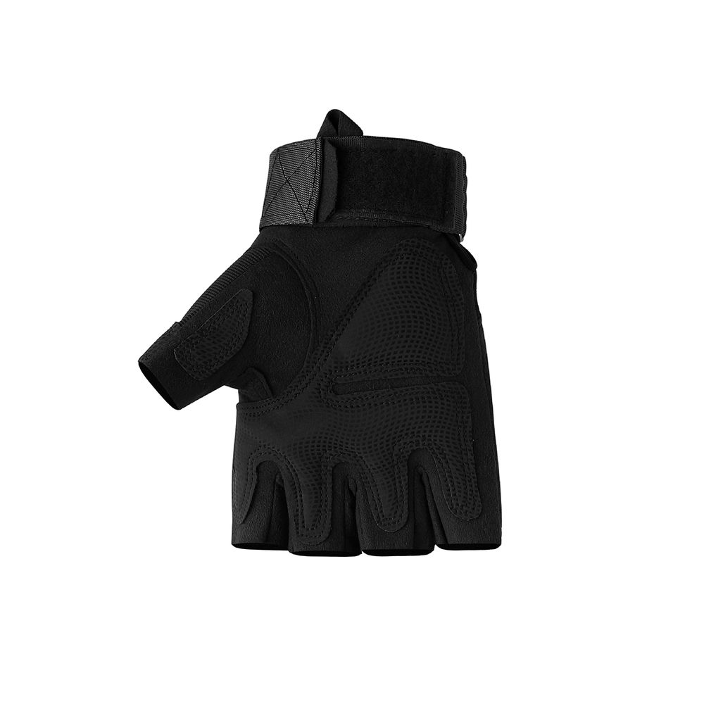Luva Militar Tática Airsoft Paintball Meio Dedo Esportiva Black