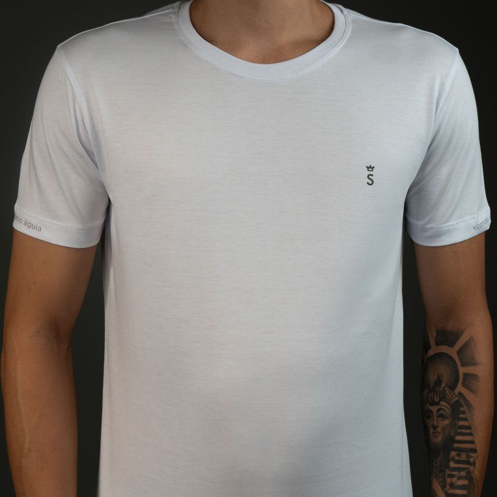 T-Shirt Camiseta Algodão Pima Banca Stefano - Stefano Store