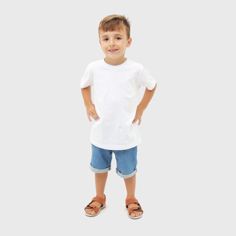 Camiseta Infantil Algodão Branca