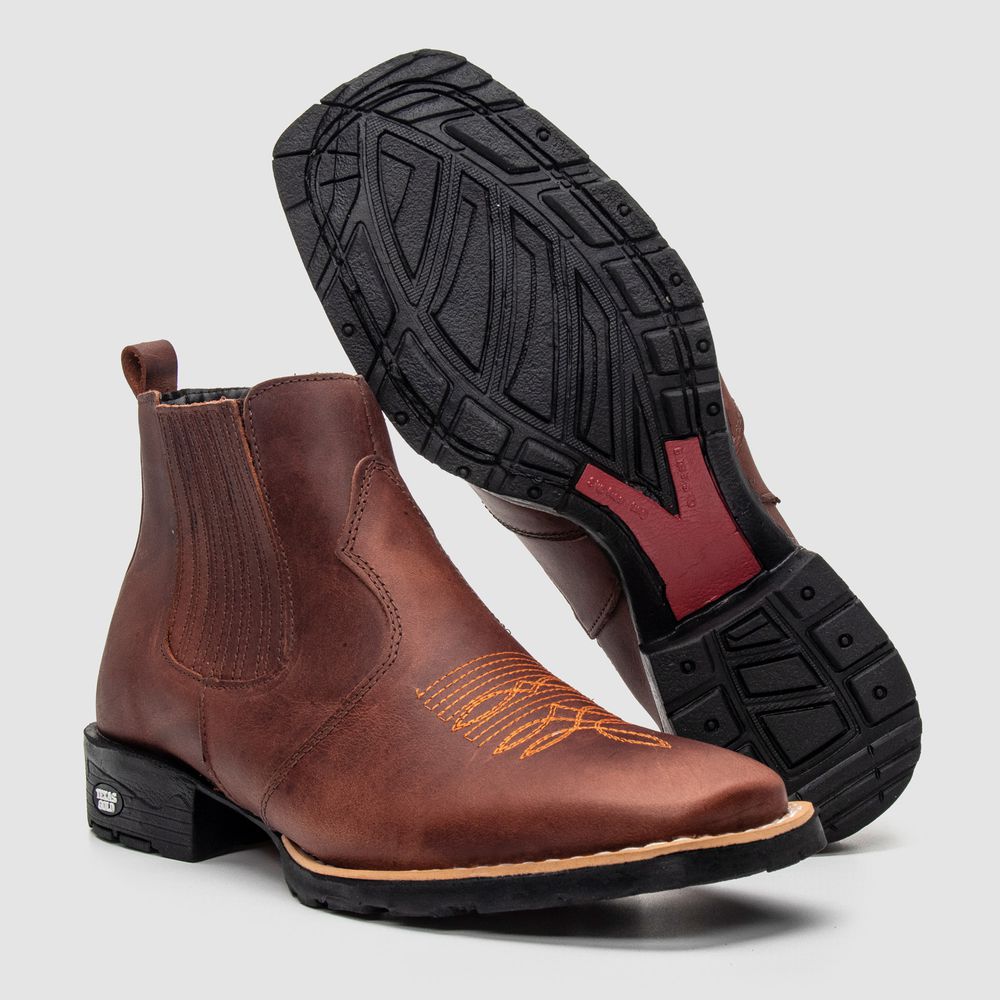 Bota Texana Brooks Cano Curto