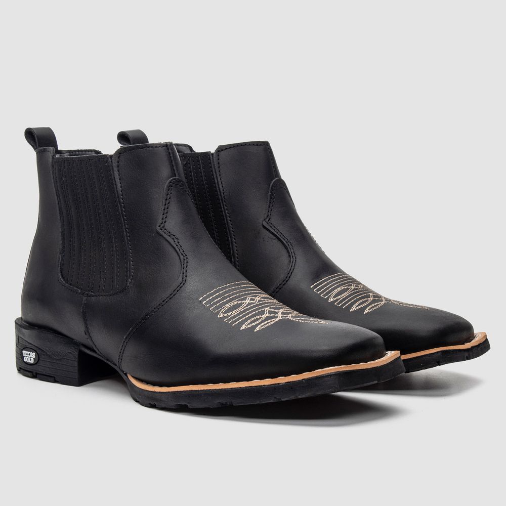 Bota Texana Masculina Boston Cano Curto