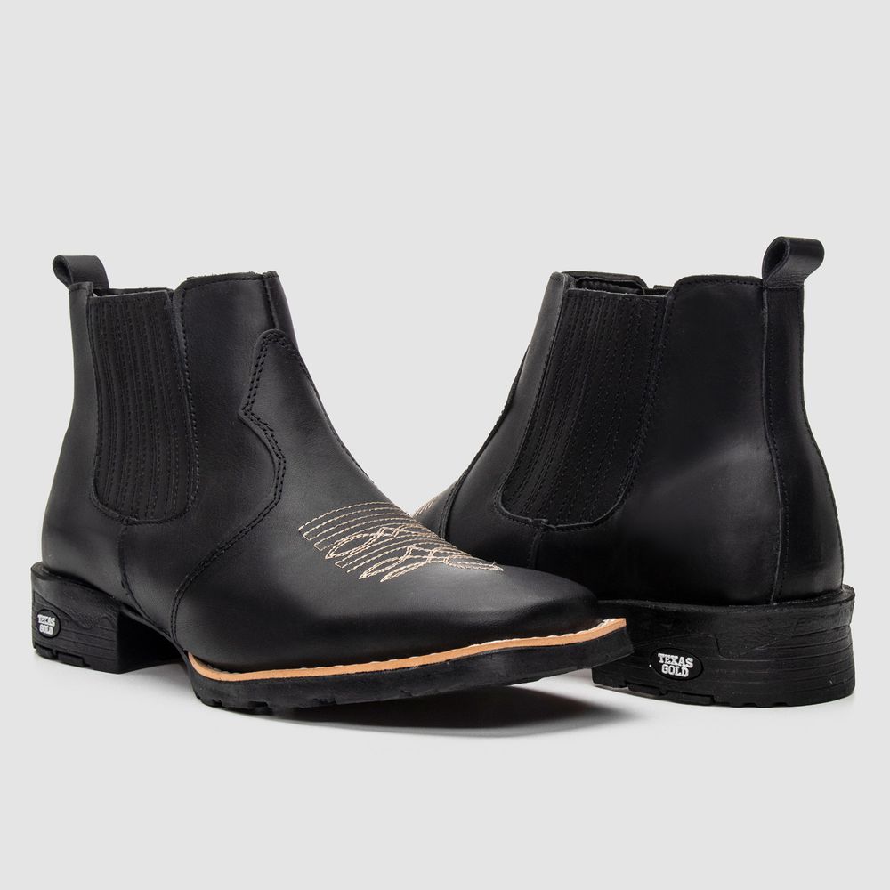 Bota Texana Masculina Boston Cano Curto