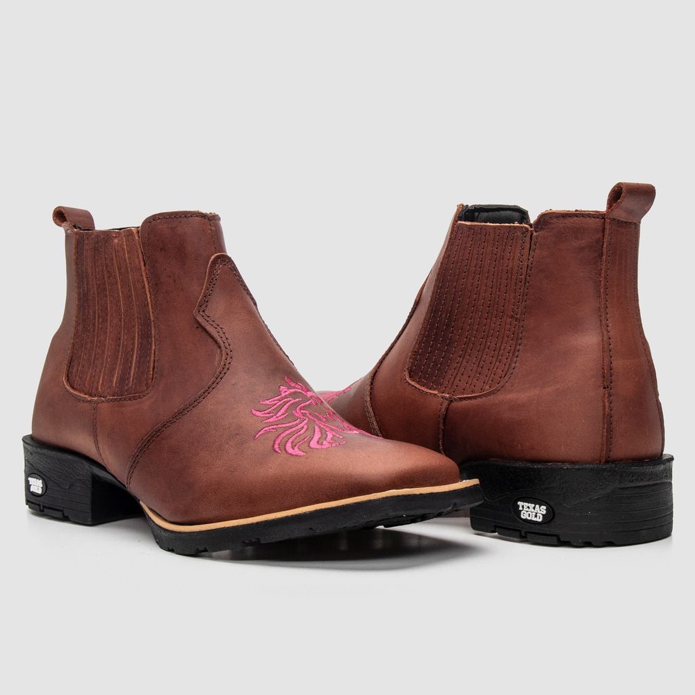 Bota Texana Cherokee Cano Curto