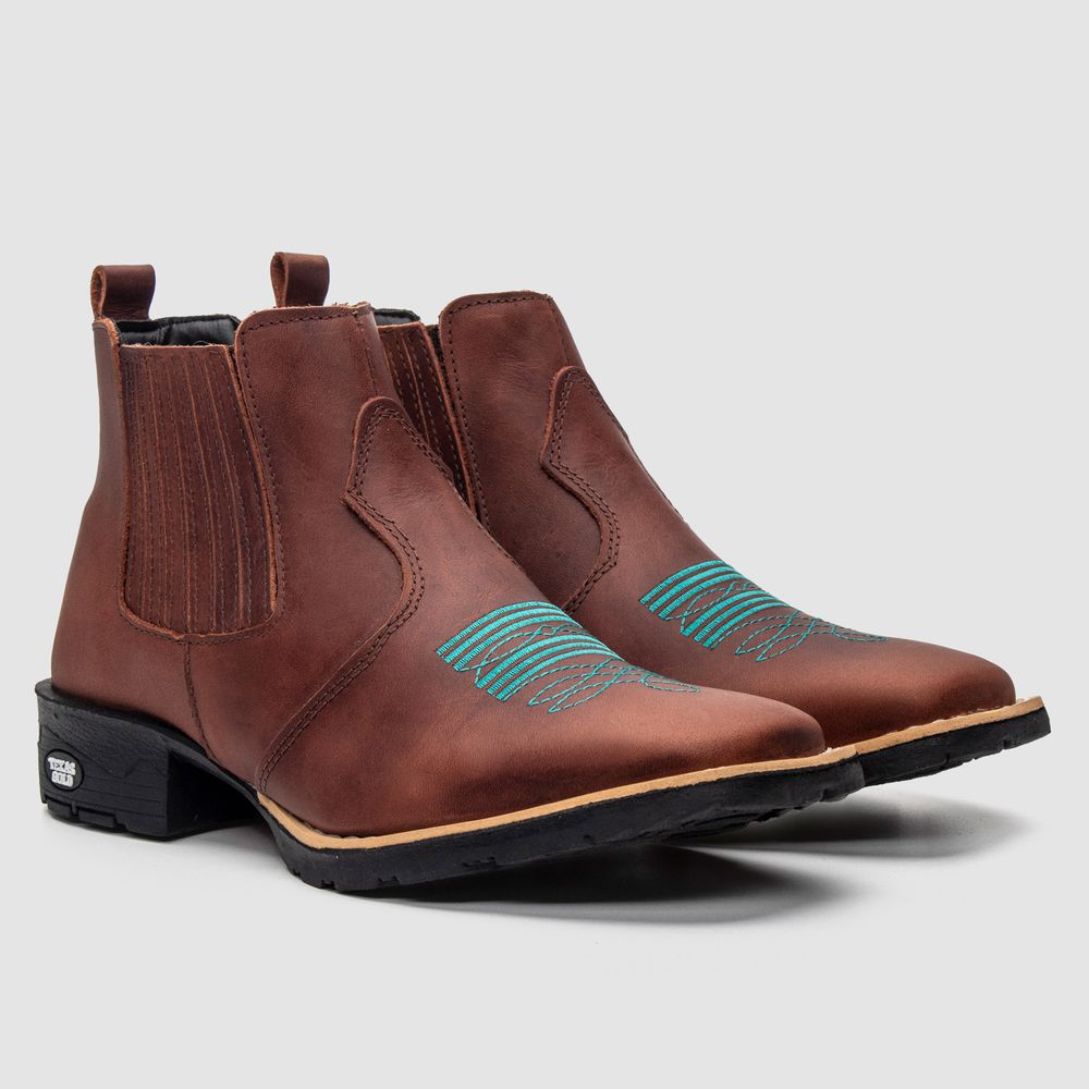 Bota Texana Dallas Cano Curto - TEXAS GOLD