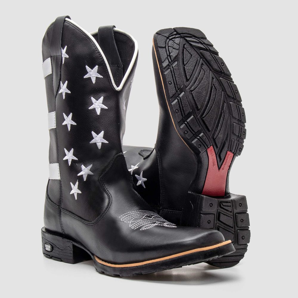 Bota Texana EUA Preta