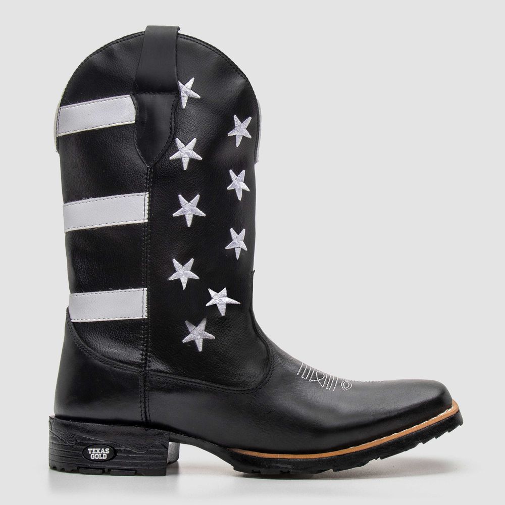 Bota Texana EUA Preta