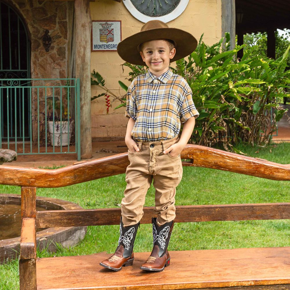 Bota Texana Infantil Delegada