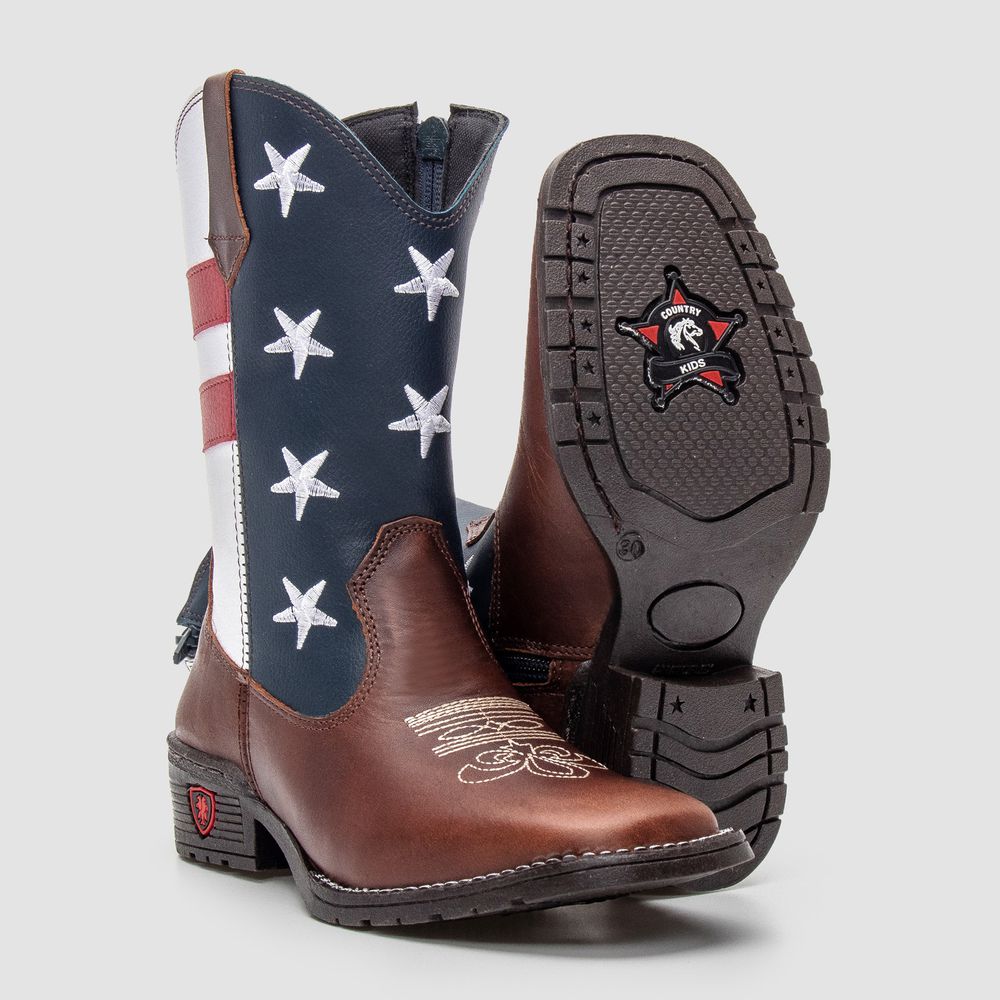 Bota Texana Infantil EUA