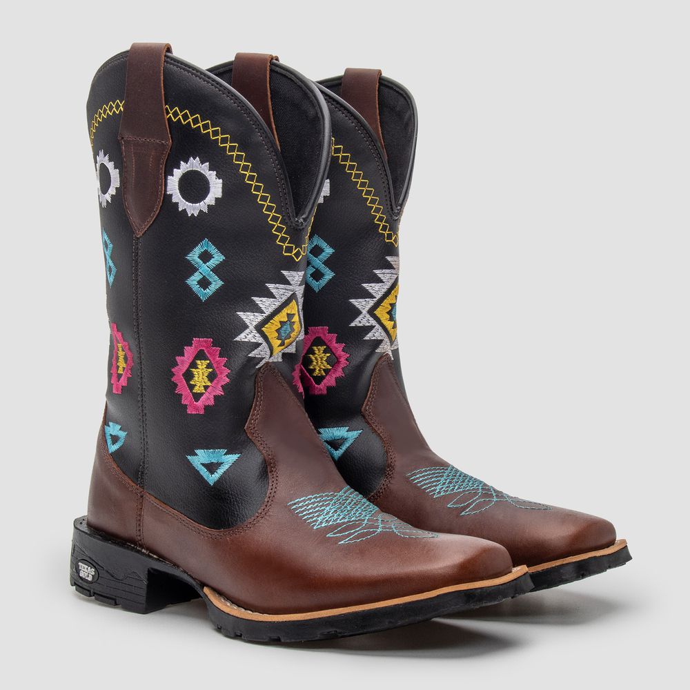 Bota Texana Xadrez - TEXAS GOLD
