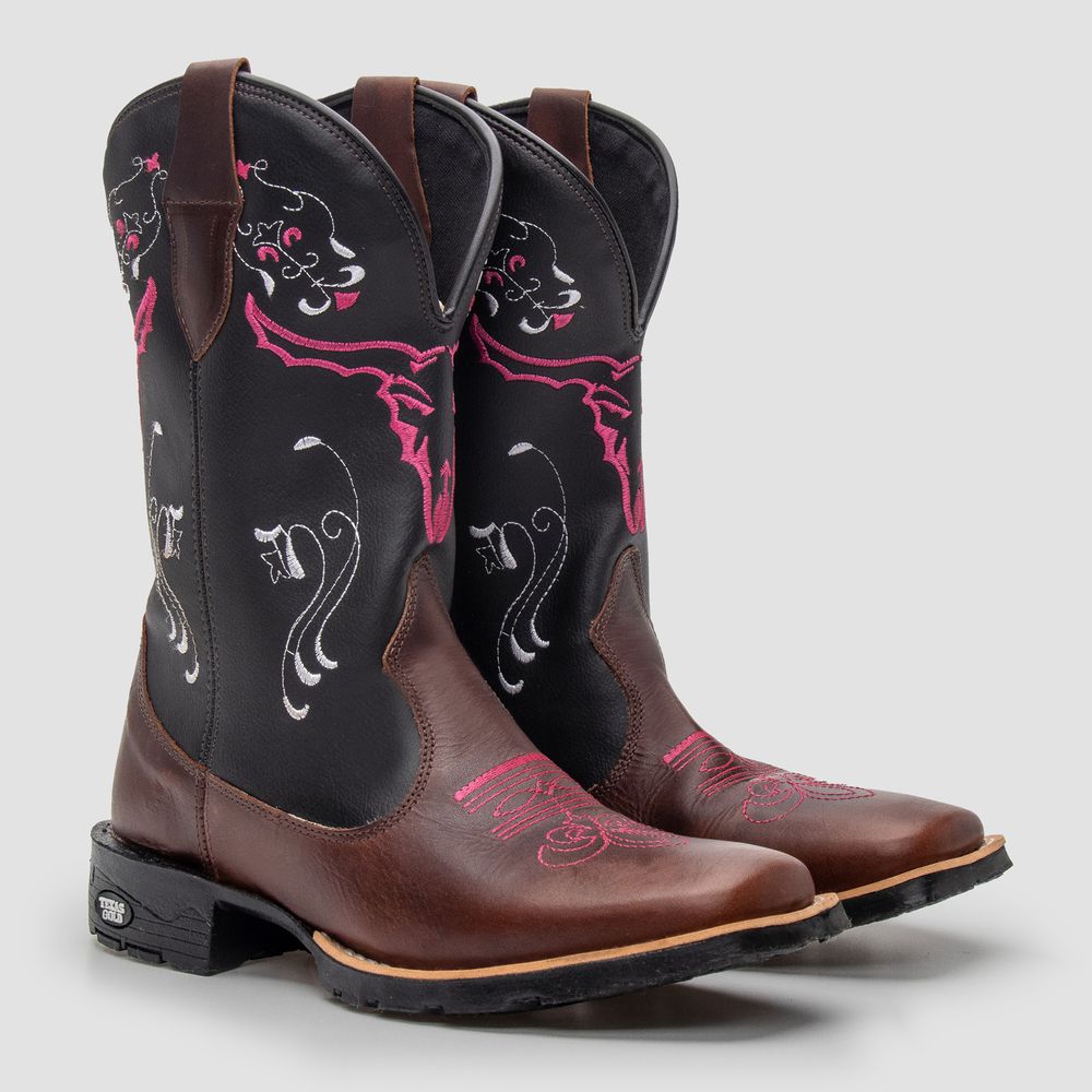 Bota Texana Feminina Cara de Boi - TEXAS GOLD