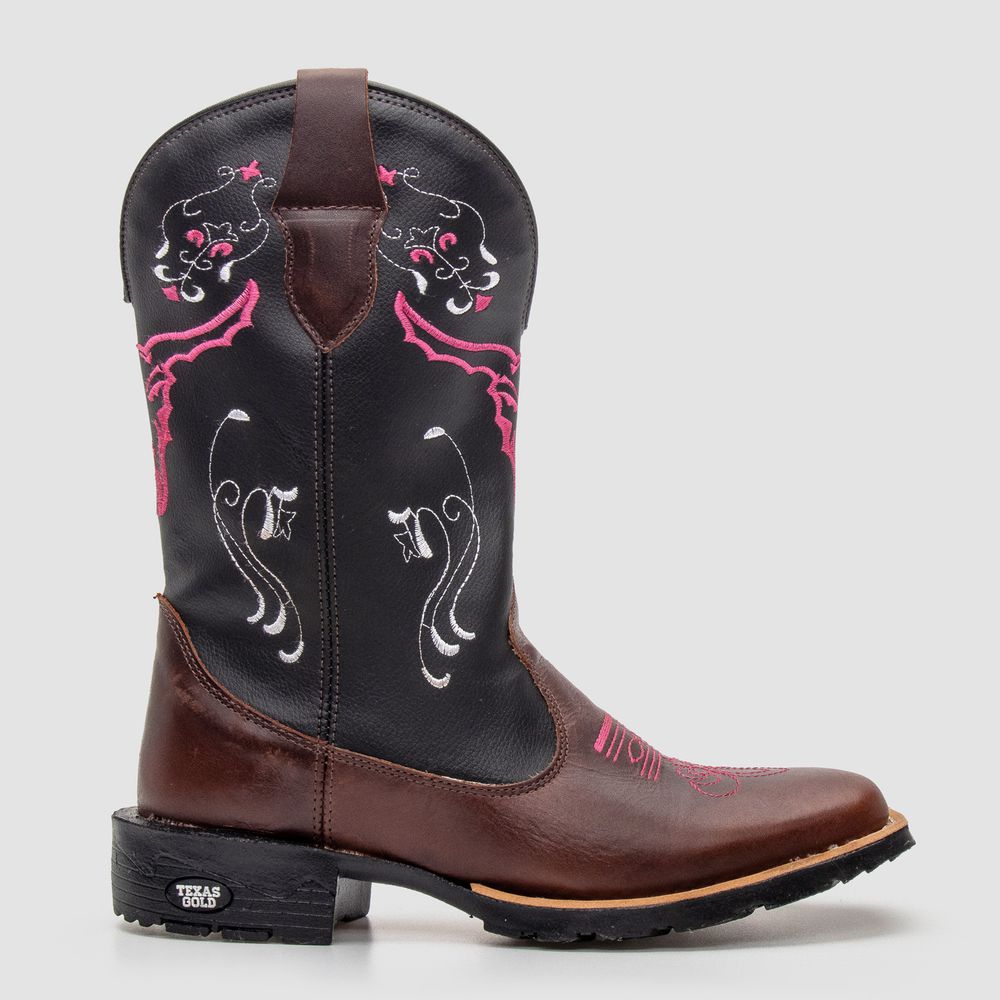 Bota Texana Feminina Cara de Boi