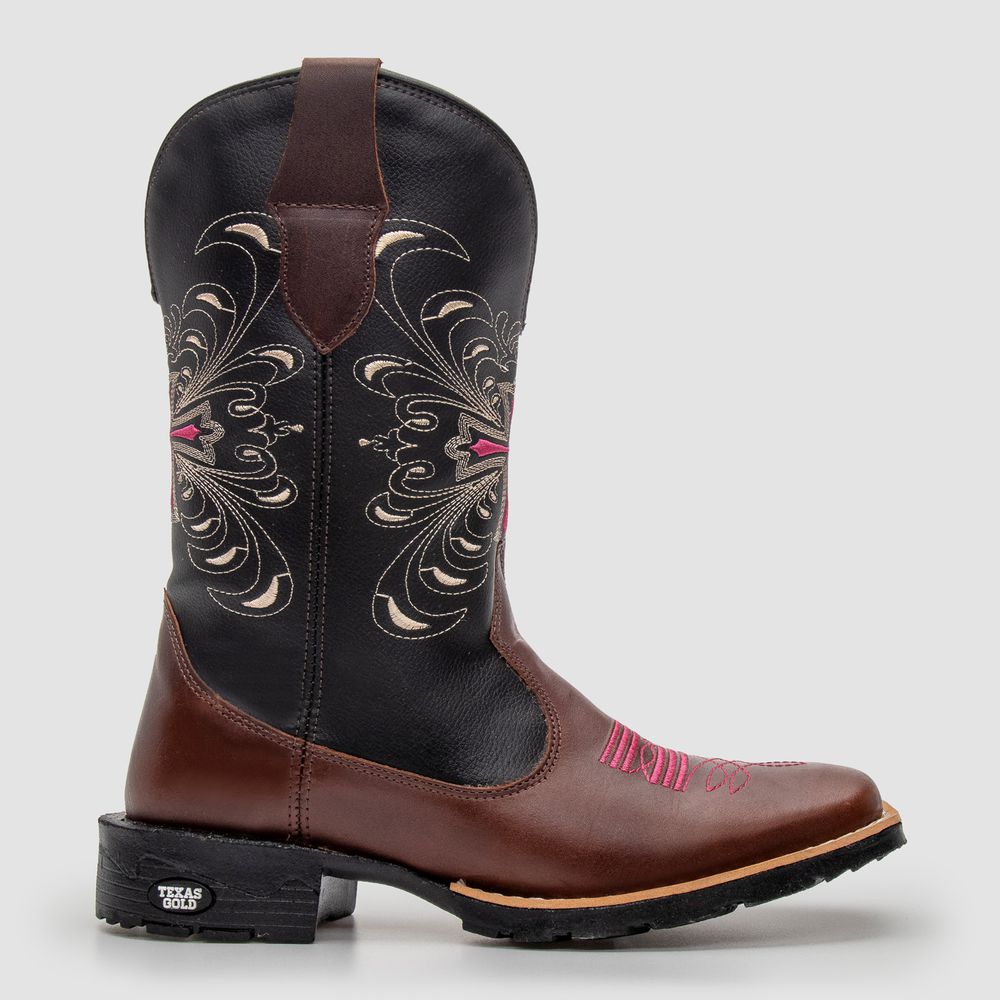 Bota Texana Feminina Flora