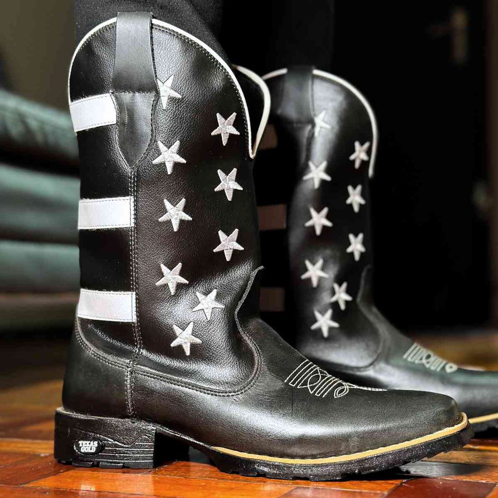 Bota Texana EUA Preta