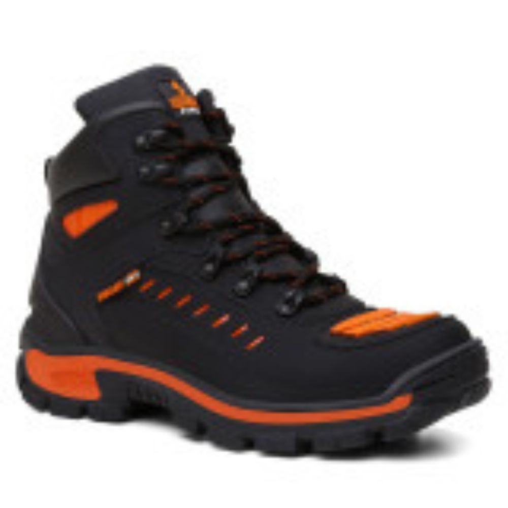 Bota Adventure Motors Preto e Laranja