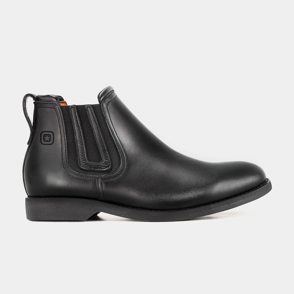 Botina Chelsea Desert Preto