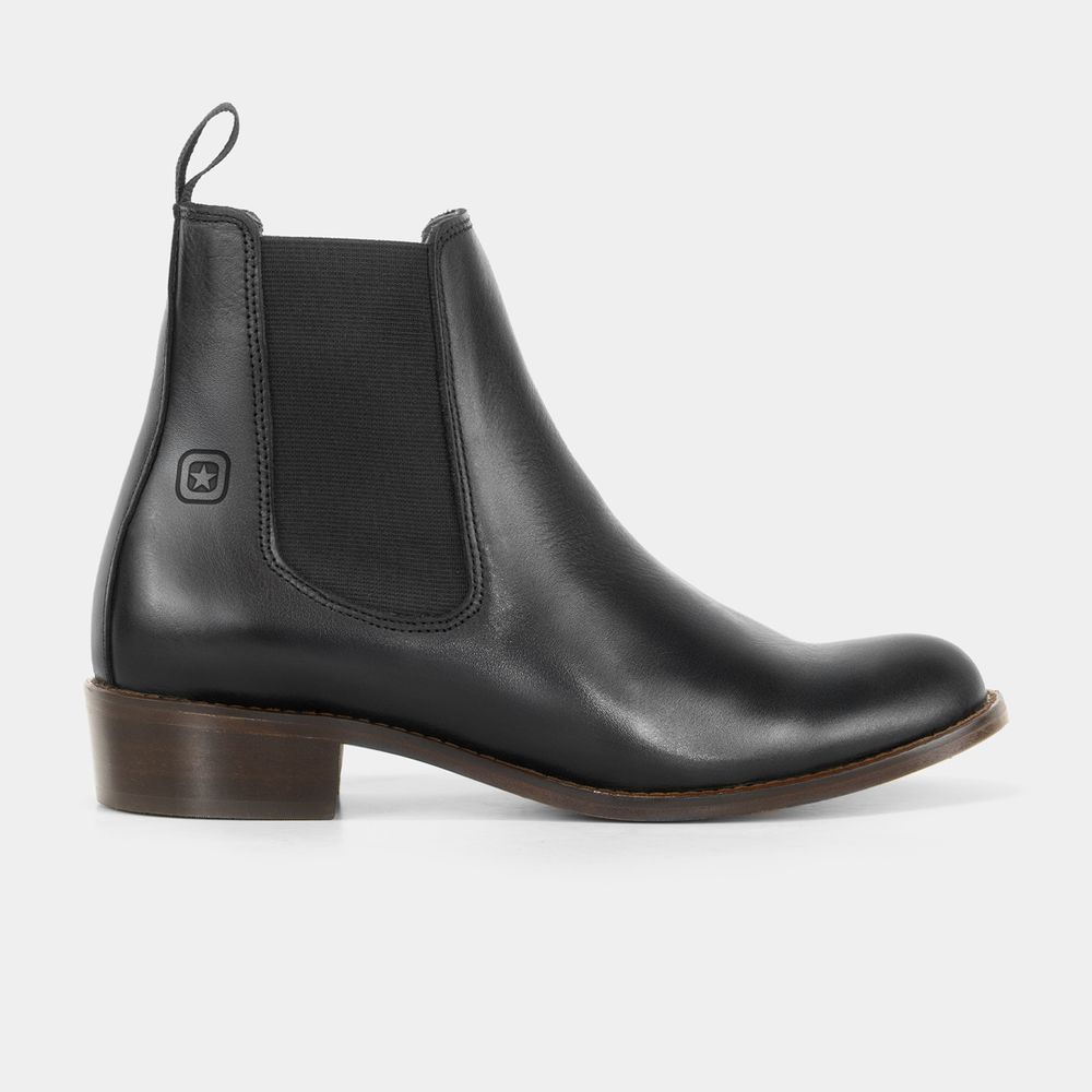 Bota feminina Chelsea Duquesa Preta