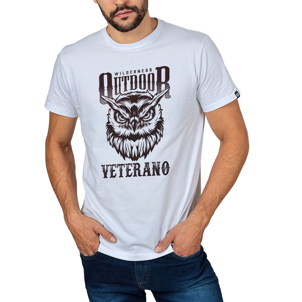 Camiseta Outdoor Veterano Branca