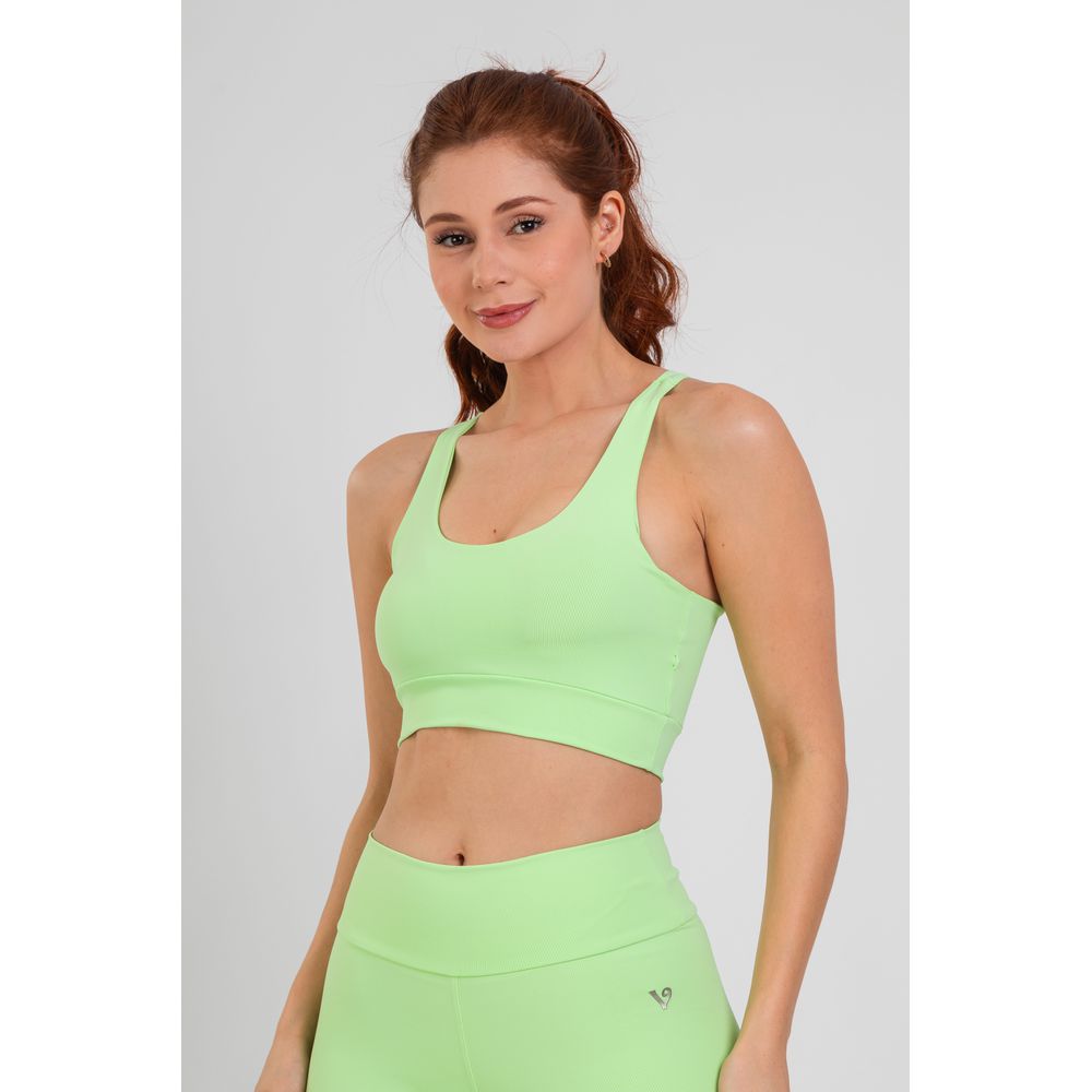 Top Nadador Fitness - Verde pixy
