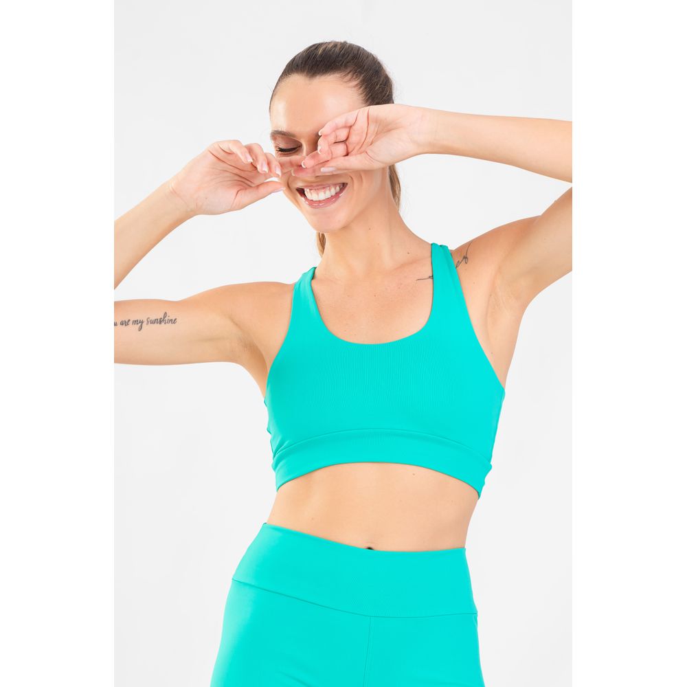 Top Nadador Fitness - Verde laguna