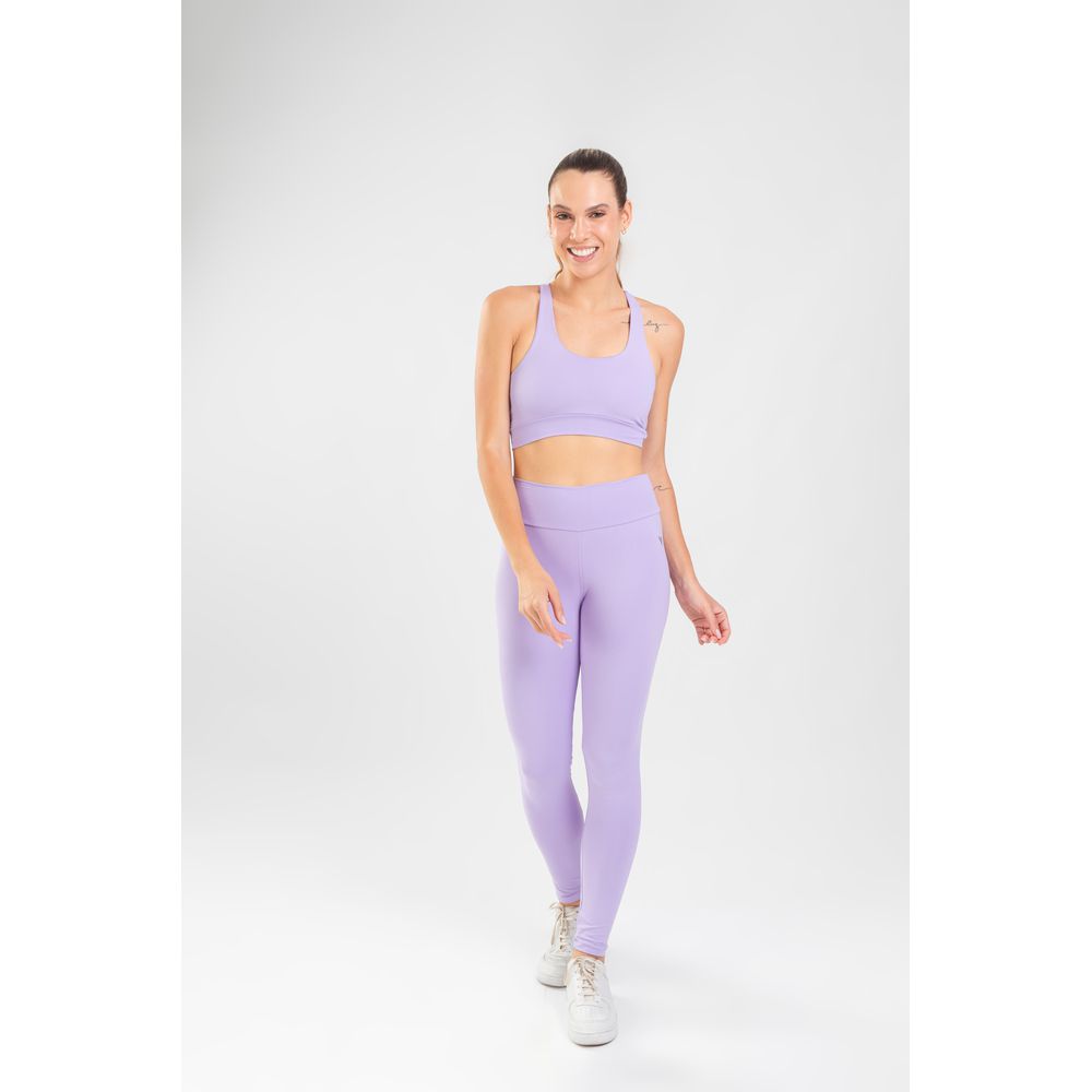 Calça Legging Feminina Básica - Lavanda