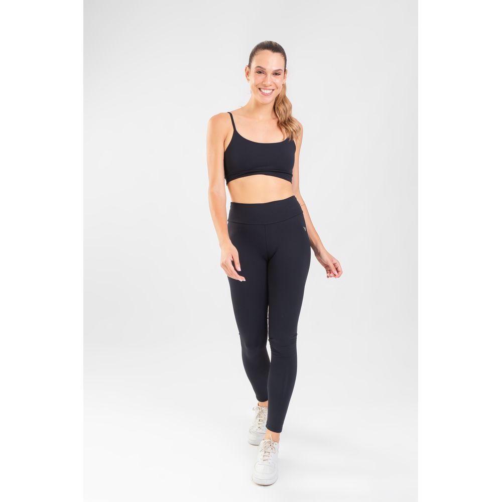 Calça Legging Feminina Básica - Preto