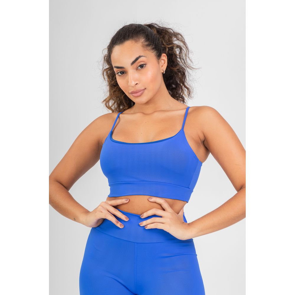 Top Alcinha Fitness - Azul Royal