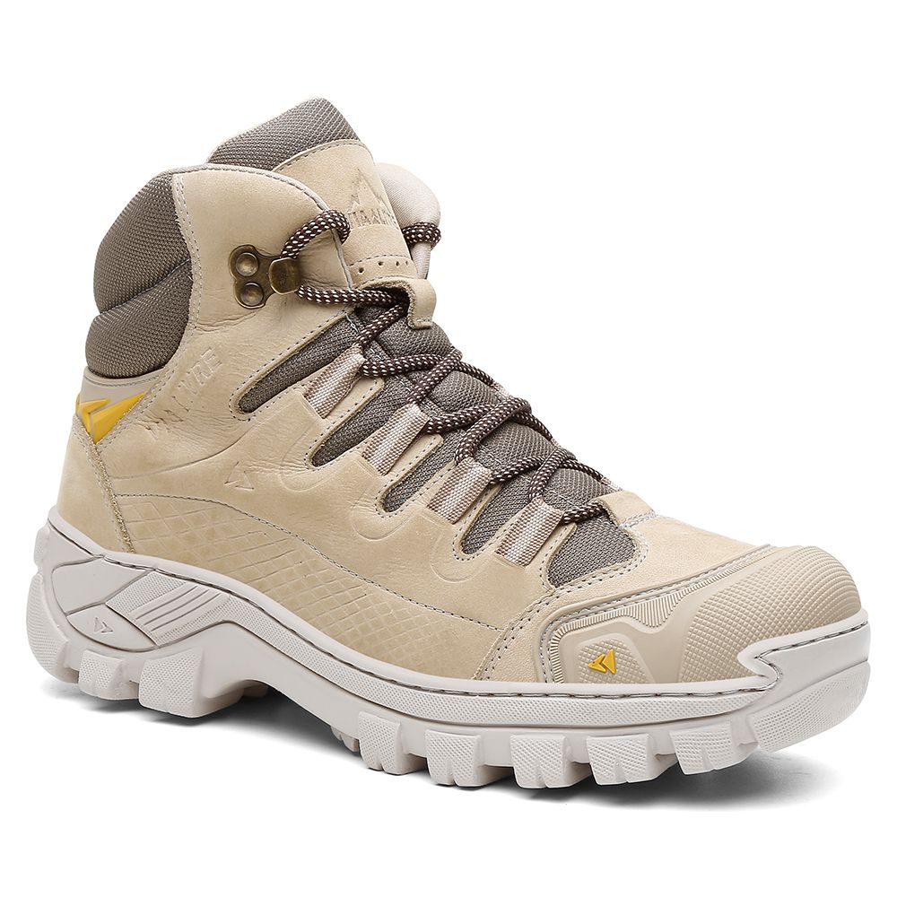 Bota Kansas em Couro Legítimo Bota Com C.A. 50.885... - Via Livre Boots
