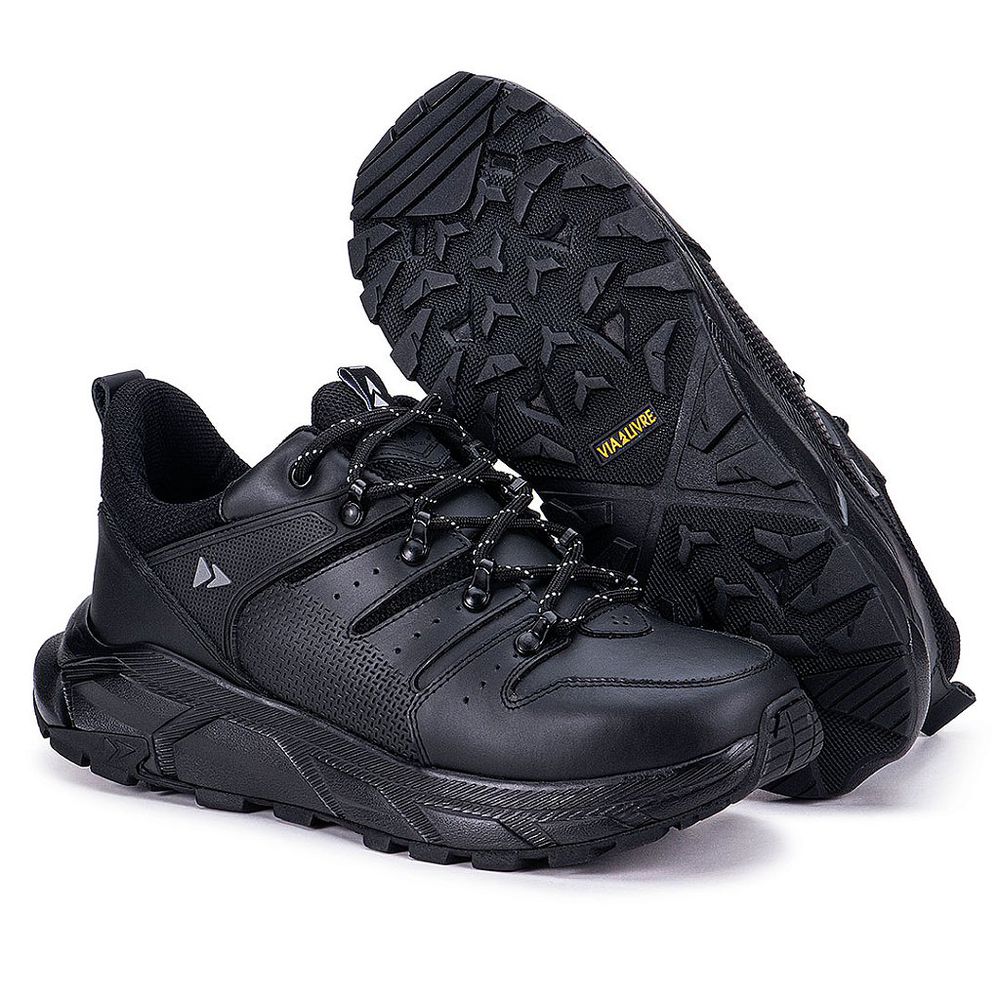 Tênis Urban Shadow Masculino Em Couro Original Sol... - Via Livre Boots