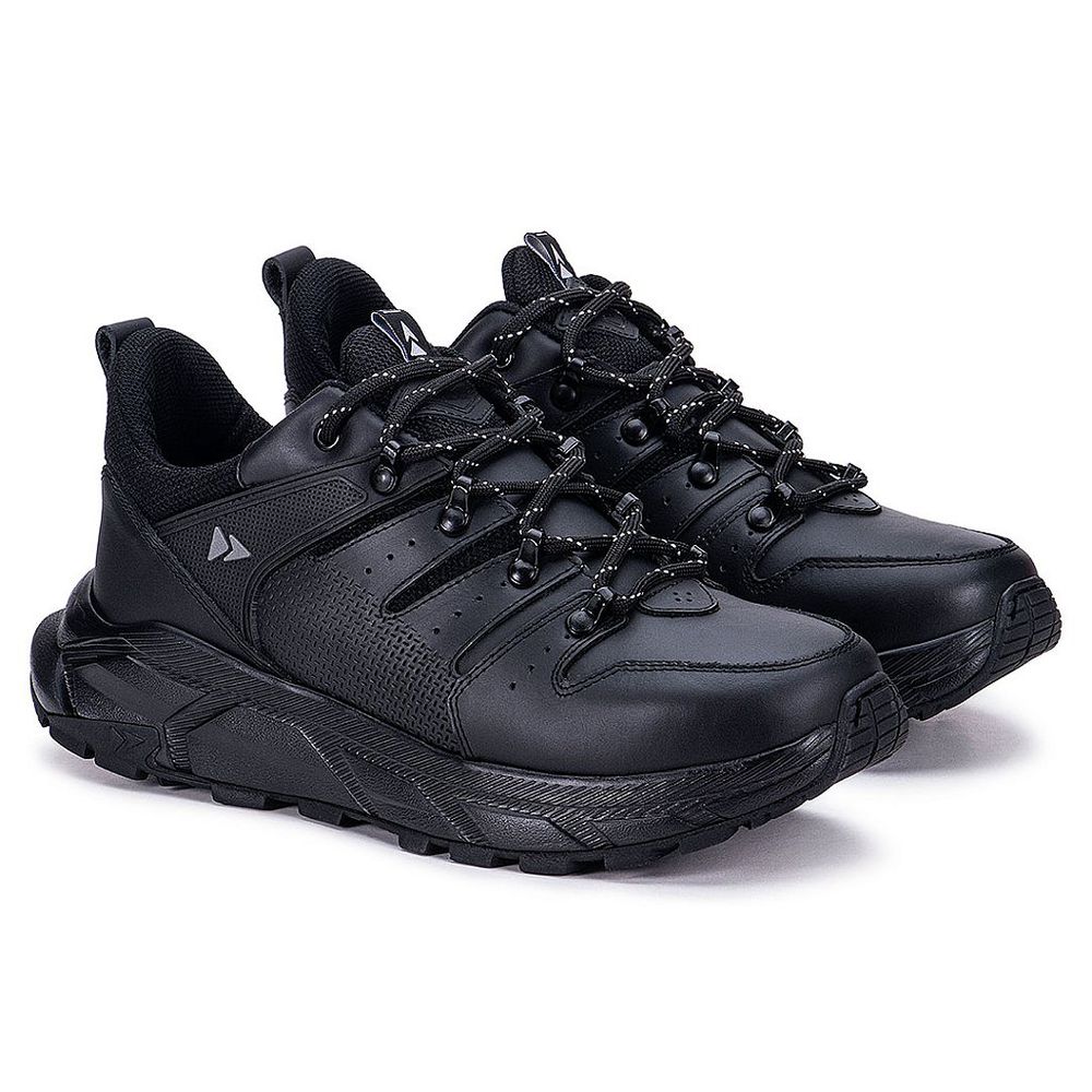 Tênis Urban Shadow Masculino Em Couro Original Solado EVA - Preto - Extra Leve - Via Livre Boots