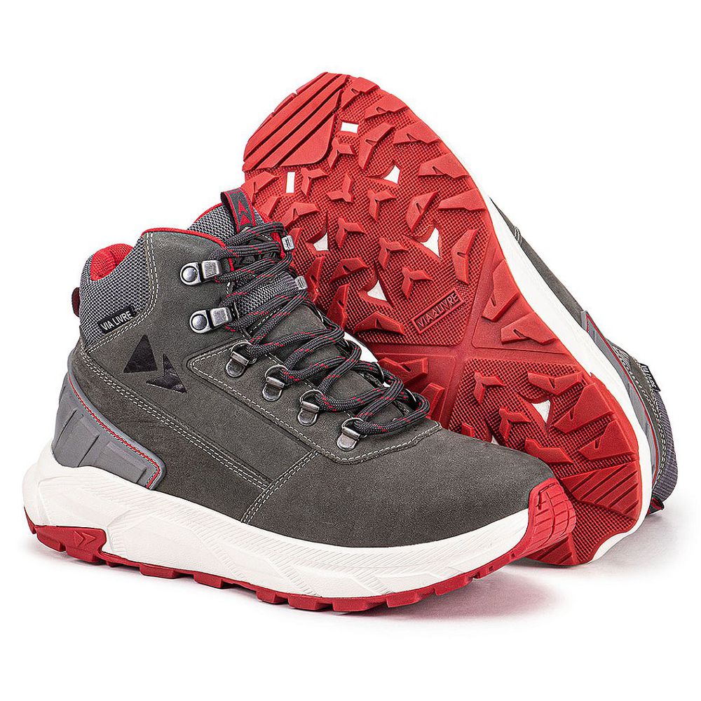Bota Everest Coturno Masculino Couro Resistente So... - Via Livre Boots