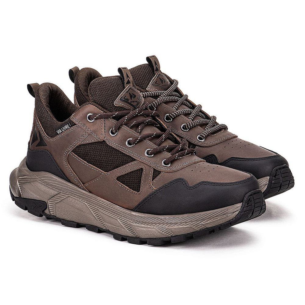 Tênis Urban Elite Masculino Em Couro Cano Curto So... - Via Livre Boots