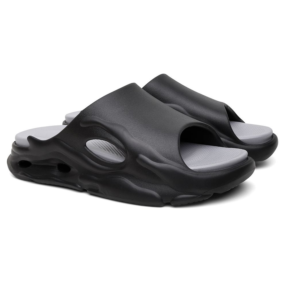 Chinelo Masculino Slide Extra Leve Confortavel - Envio Rápido - Preto - Via Livre Boots