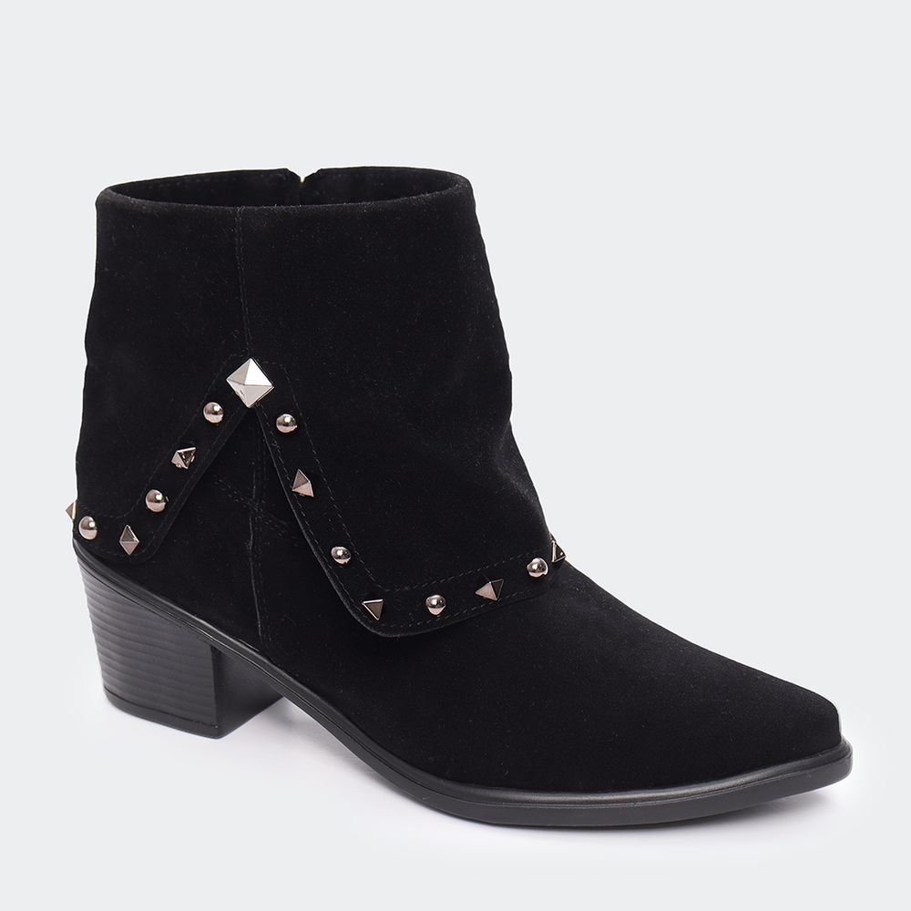 Bota Villa Griffe Western Ohio Cano Curto - Preto - Villa Griffe